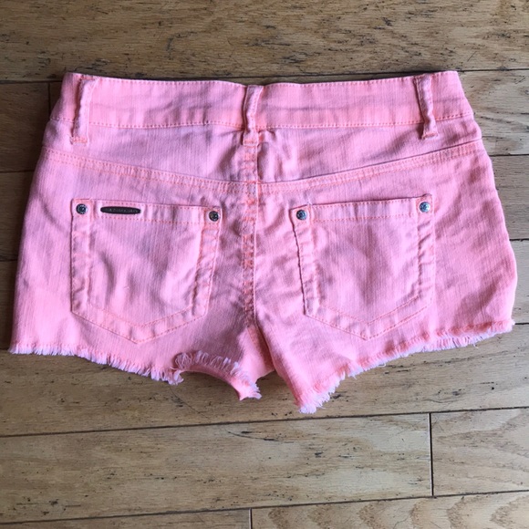Bright orange Celebrity Pink shorts - Picture 2 of 3